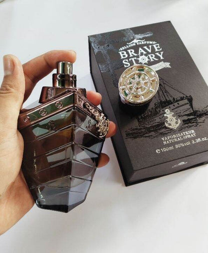 Brave Story Black Perfume For Men - 100 ml , Upto 50% Off (Free Home Delivery)