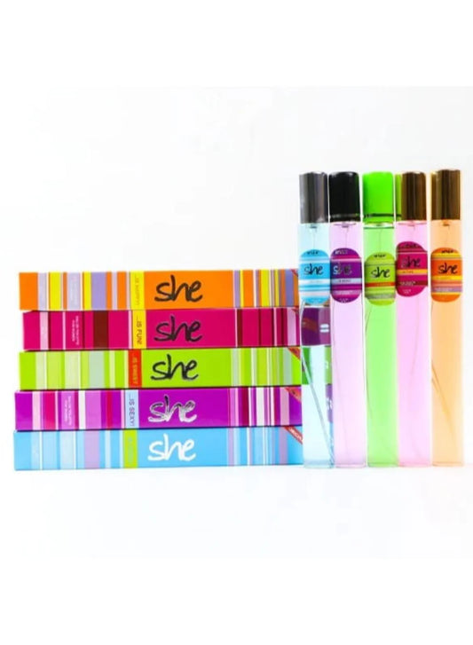 Pack of 5 Long Lasting SHE Fragrance, 50 % Off ( Free Home Delivery)